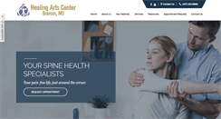 Desktop Screenshot of bransonhealingarts.com